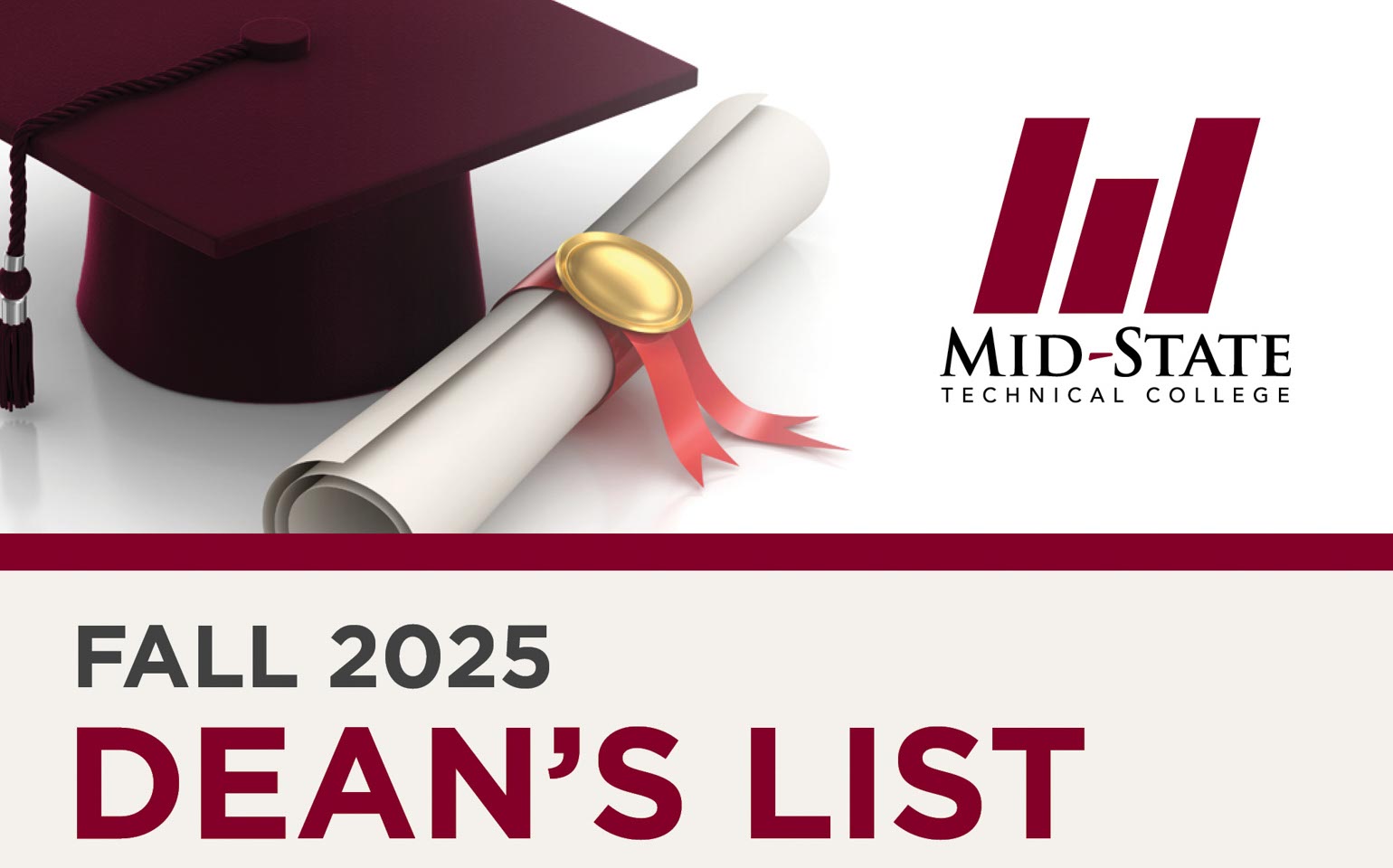 Mid-State Dean's List.