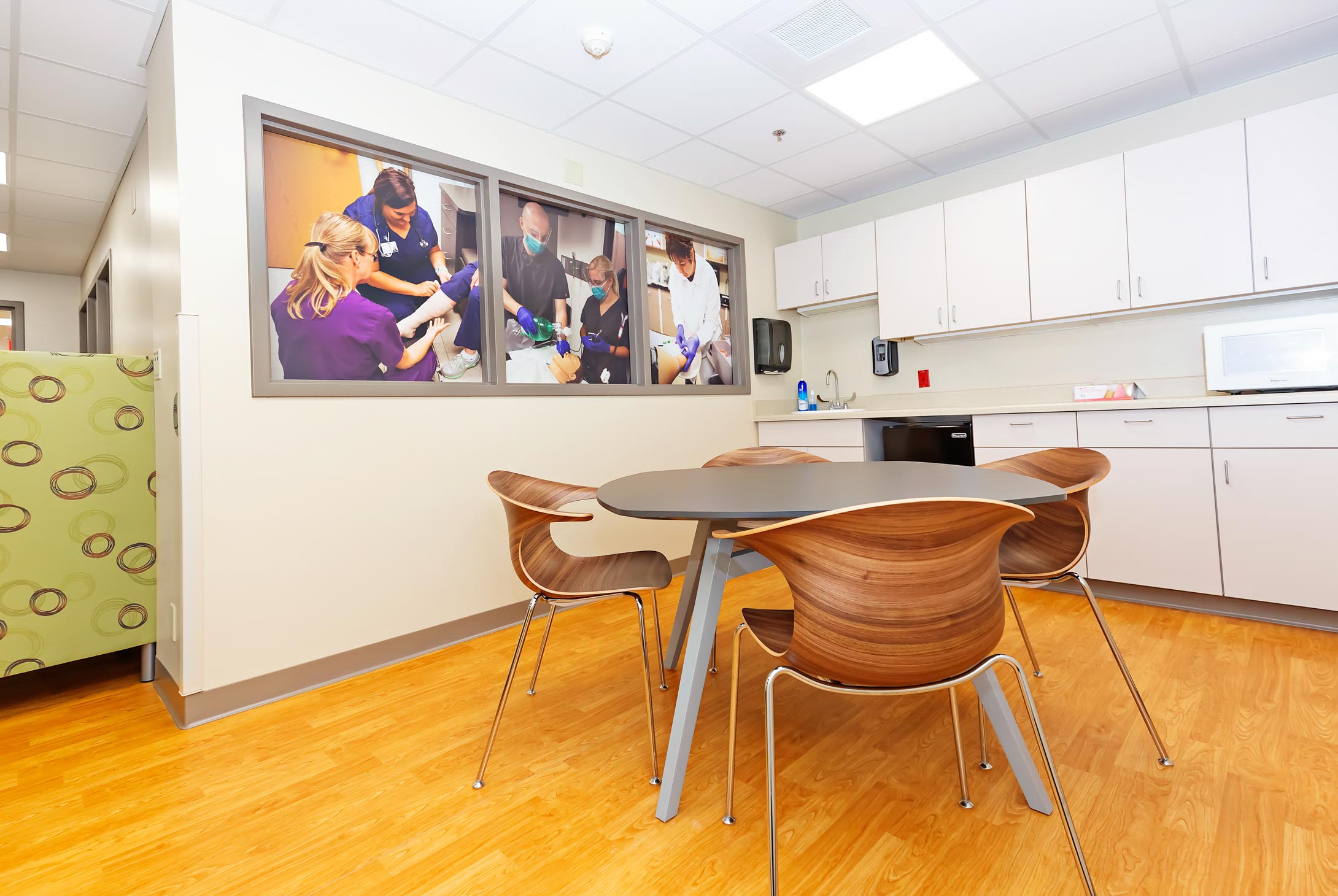 Healthcare Simulation Center rest area.